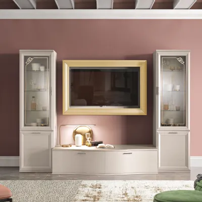 Mobile soggiorno modello Jazz luxury composizione 139 di Gierre mobili a PREZZI OUTLET