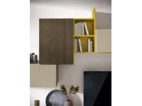 Parete attrezzata Kosmos 110 Moretti compact giorno notte in stile moderna a prezzo scontato