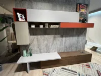 Parete attrezzata Kosmos di Moretti compact giorno notte in OFFERTA OUTLET