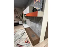 Parete attrezzata Kosmos di Moretti compact giorno notte in OFFERTA OUTLET