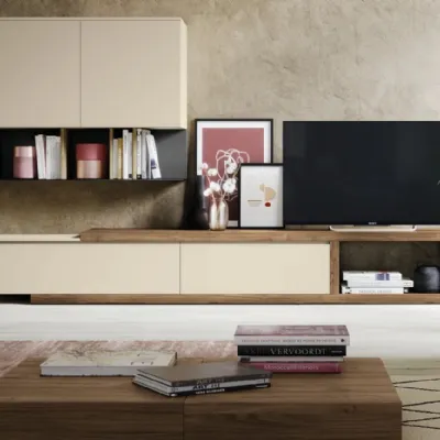 Parete attrezzata L101 Colombini casa in stile moderna a prezzo scontato