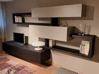 Parete attrezzata Lampo Sangiacomo in stile moderna a prezzo scontato