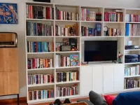 Mobile soggiorno modello Libreria soggiorno con tv integrata di Mirandola nicola e cristano scontato -41%