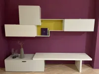 Parete attrezzata Light day comp.03 Orme in stile moderna a prezzo scontato