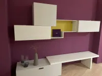 Parete attrezzata Light day comp.03 Orme in stile moderna a prezzo scontato