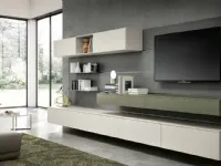 Parete attrezzata Living 805 del marchio Spagnol mobili con un ribasso esclusivo