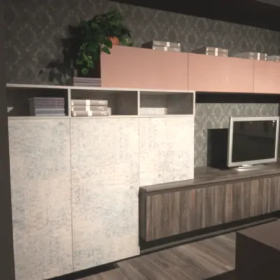 Mobile soggiorno modello Living di Arrex a PREZZI OUTLET