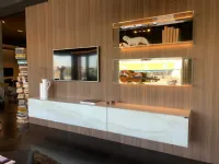 Mobile soggiorno modello Living materia e 36e8 glass di Lago a PREZZI OUTLET