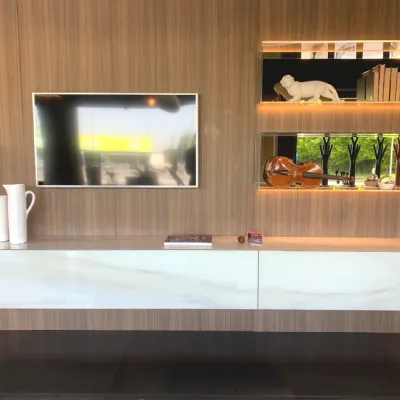 Mobile soggiorno modello Living materia e 36e8 glass di Lago a PREZZI OUTLET