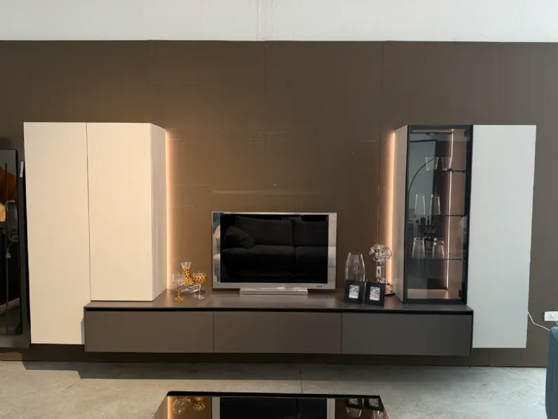 Parete attrezzata Living Novamobili in stile moderna a prezzo scontato
