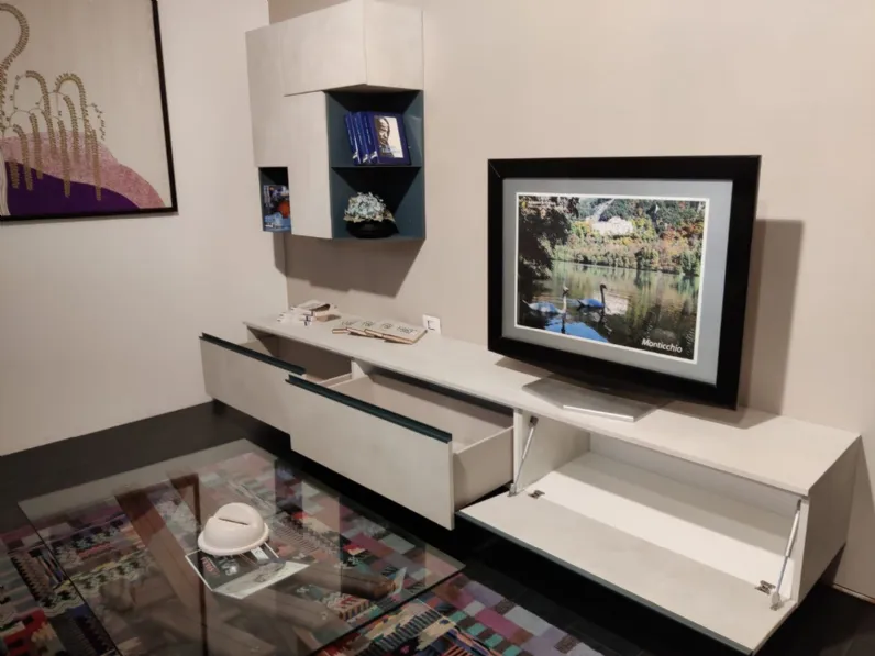 Mobile soggiorno modello Living space di Colombini casa a PREZZI OUTLET