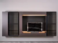 Parete attrezzata Lucifer di Voltan in OFFERTA OUTLET