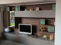 Parete attrezzata Mobile a parete con boiserie  Novamobili in stile design a prezzo scontato
