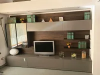 Parete attrezzata Mobile a parete con boiserie  Novamobili in stile design a prezzo scontato