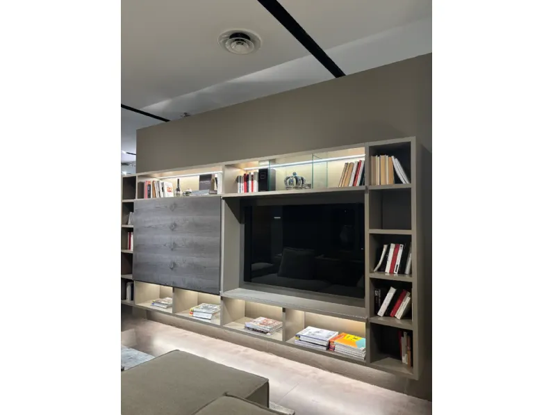 Mobile soggiorno modello Mobile presotto sospeso pari e dispari di Presotto scontato -53%