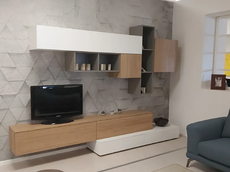 Mobile soggiorno modello Mod homy di Santalucia a PREZZI OUTLET