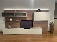 Parete attrezzata in stile moderna Boiserie lampo di Sangiacomo in Offerta Outlet 