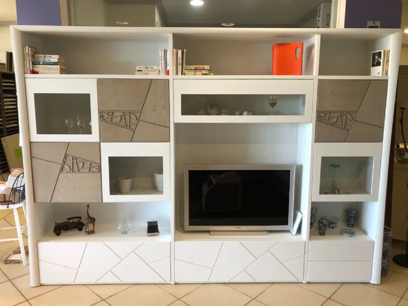 Parete attrezzata Collezione decor  Modo 10 in stile classico a prezzo ribassato