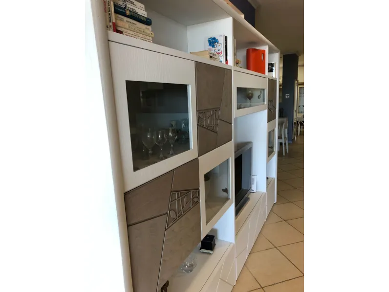 Parete attrezzata Collezione decor  Modo 10 in stile classico a prezzo ribassato