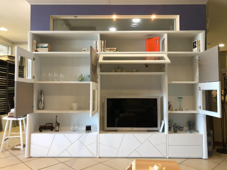 Parete attrezzata Collezione decor  Modo 10 in stile classico a prezzo ribassato