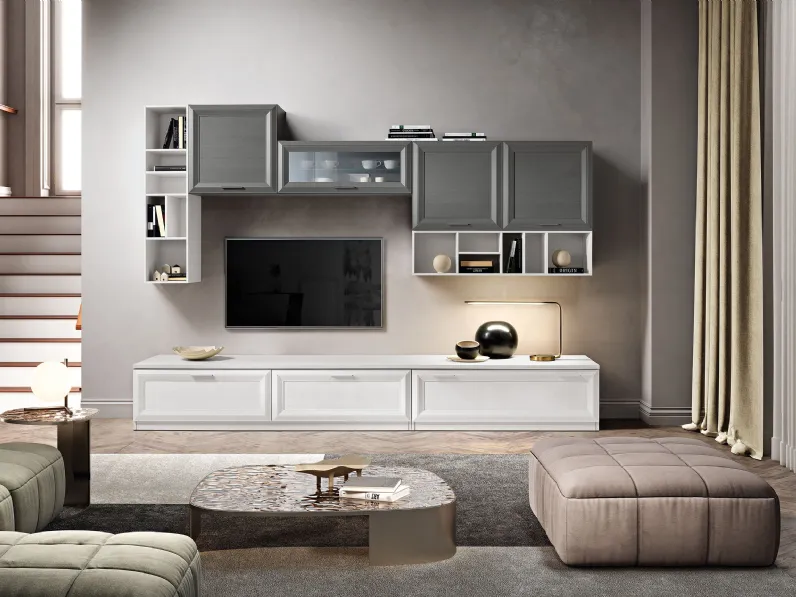 Parete attrezzata modello Jazz minimal composizione 101 di Gierre mobili: richiedi ora il prezzo riservato 