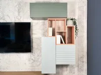 Parete attrezzata in stile moderna Parete tv di Devina nais a prezzo Outlet 