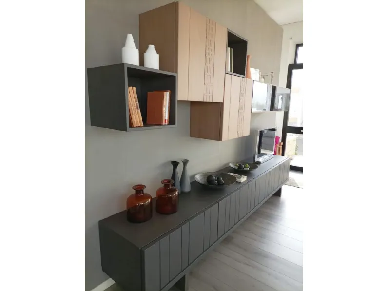 Parete attrezzata Modular system di Modo 10 in OFFERTA OUTLET