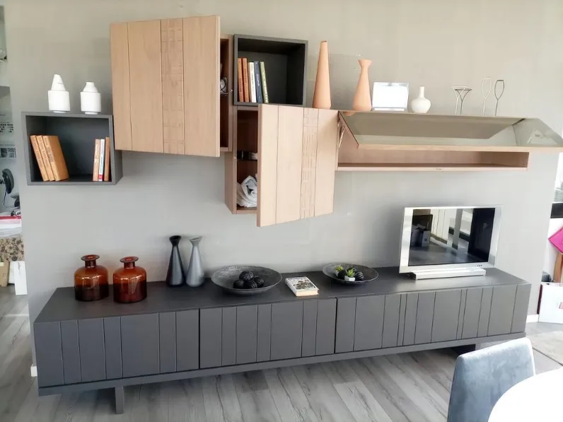 Parete attrezzata Modular system di Modo 10 in OFFERTA OUTLET