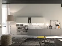 Parete attrezzata Modulo day 10 Orme in stile design a prezzo ribassato