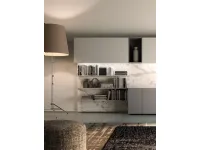 Parete attrezzata Modulo day 10 Orme in stile design a prezzo ribassato