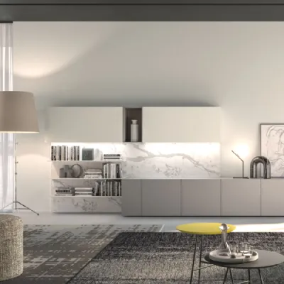Parete attrezzata Modulo day 10 Orme in stile design a prezzo ribassato
