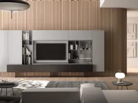 Parete attrezzata Modulo day 13 Orme in stile design a prezzo scontato