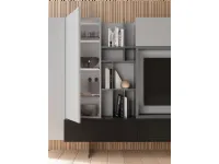 Parete attrezzata Modulo day 13 Orme in stile design a prezzo scontato