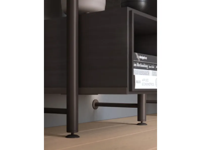 Parete attrezzata Modulo day 13 Orme in stile design a prezzo scontato