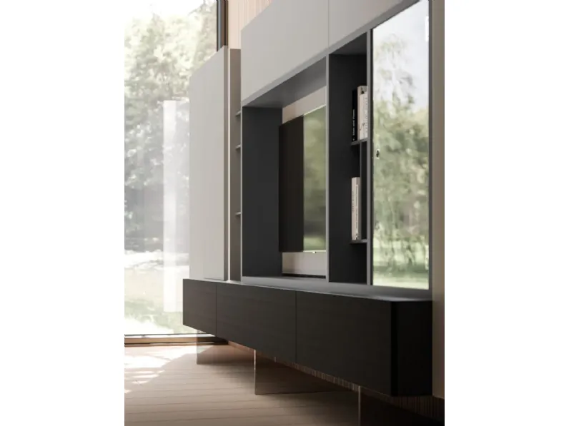 Parete attrezzata Modulo day 13 Orme in stile design a prezzo scontato