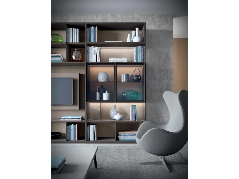 Parete attrezzata Mood 5 di Astor mobili scontata del 37%