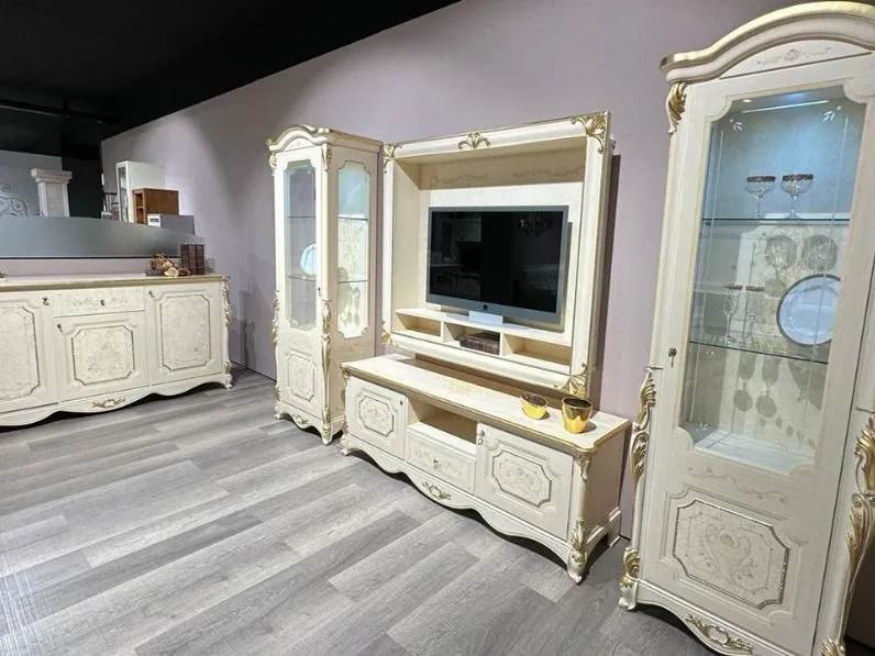 Parete attrezzata Morfeo Artigianale in stile classica a prezzo ribassato