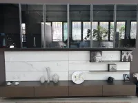Parete attrezzata Oasi modul art  Presotto in stile moderno a prezzo ribassato