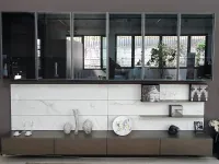 Parete attrezzata Oasi modul art  Presotto in stile moderno a prezzo ribassato