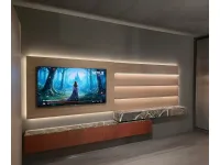 Mobile soggiorno modello Outlet living binova roma di Binova a PREZZI OUTLET