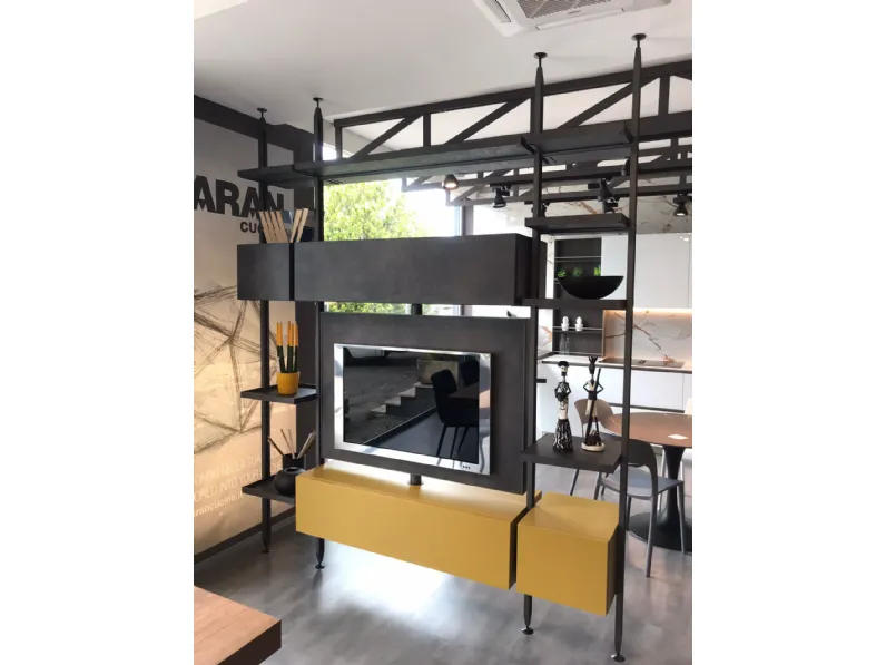 Parete attrezzata Parete antis  di Alf da fre scontata del 30%