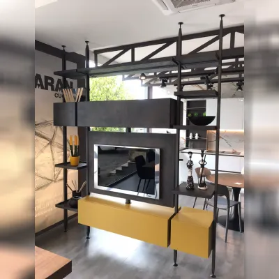 Parete attrezzata Parete antis  di Alf da fre scontata del 30%