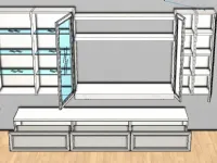 Mobile soggiorno modello Parete attrezzata colombini arcadia di Colombini casa scontato -52%