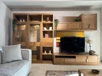 Parete attrezzata Parete attrezzata fasolin in massello di Fasolin scontata del 49%