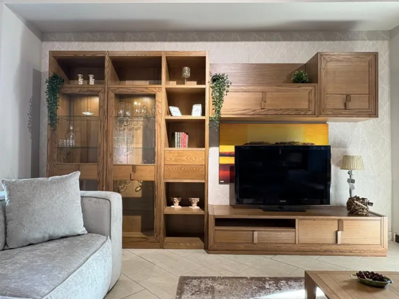 Parete attrezzata Parete attrezzata fasolin in massello di Fasolin in OFFERTA OUTLET