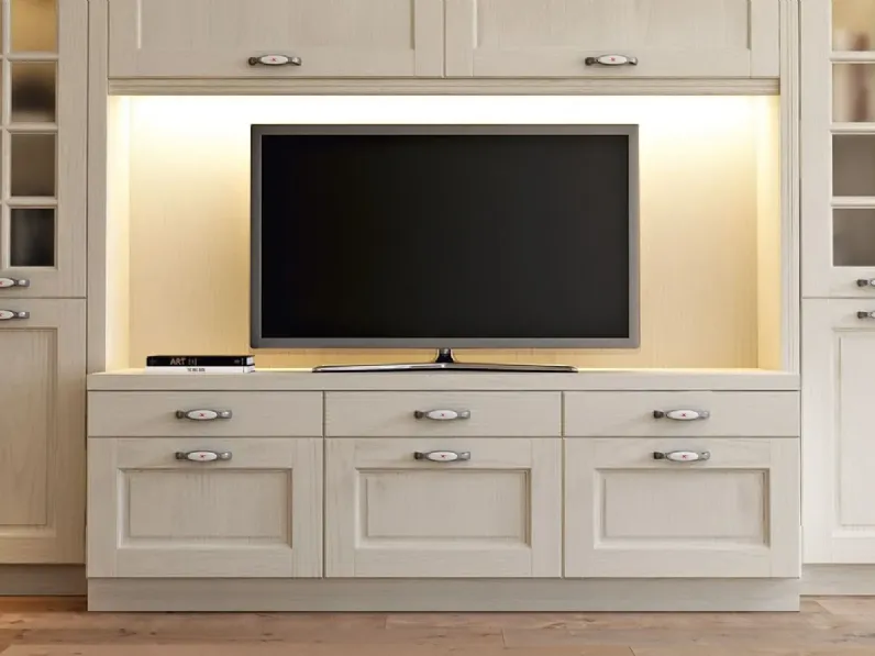 Parete attrezzata Parete attrezzata modello asolo di Arredo3 in OFFERTA OUTLET