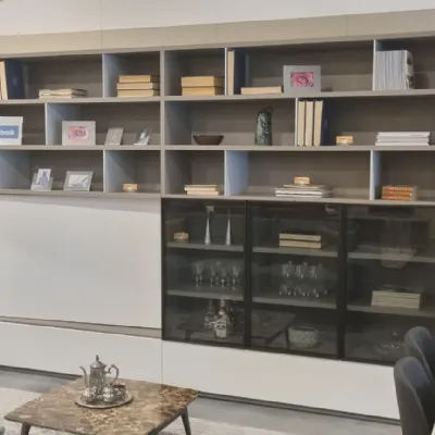 Parete attrezzata Parete Giellesse in stile moderna a prezzo scontato