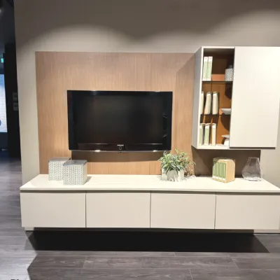 Parete attrezzata Parete jay feel Lube cucine in stile moderna a prezzo scontato