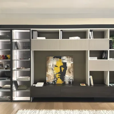 Parete attrezzata Parete tv componibile  della marca Novamobili con un ribasso esclusivo