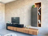 Mobile soggiorno modello Parete tv di Mobilgam scontato -40%
